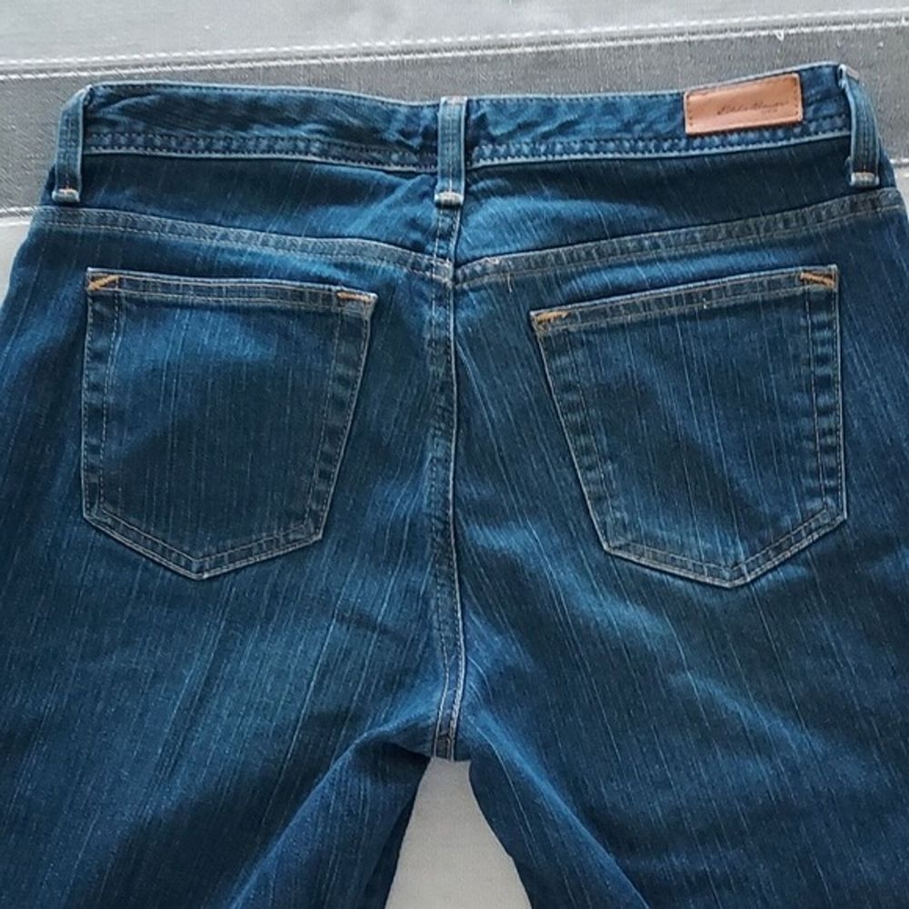 Eddie Bauer Women's 6R High Rise Straight Leg‎ Denim Blue Mom Jeans